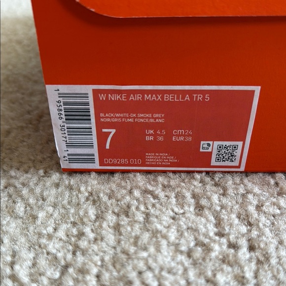 Nike Women’s Air Max Bella TR 5 Training Shoes - sz US 7 - Picture 5 of 5